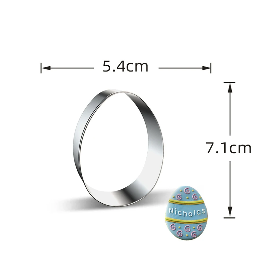 

Формочка для печенья "Кролик, цветок, яйцо", нержавеющая сталь