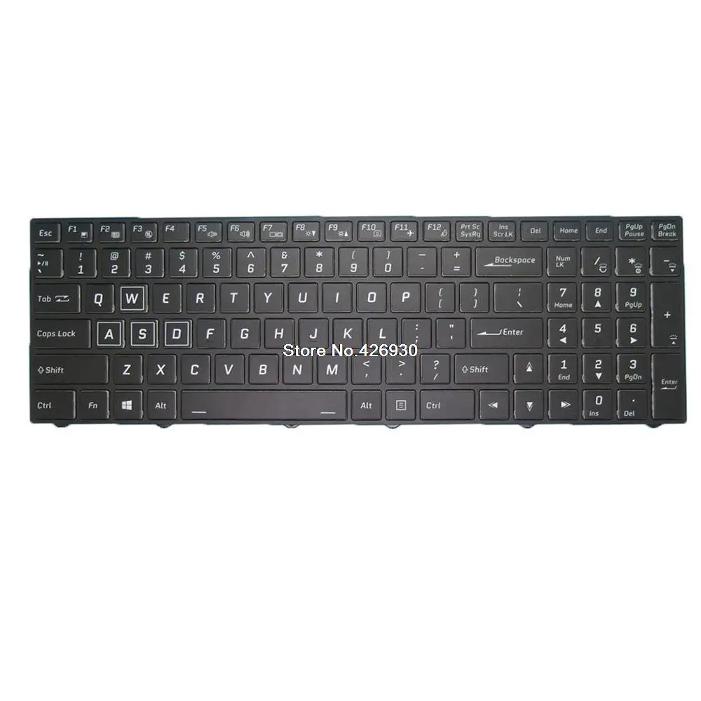 

Laptop Replacement Keyboard For Multicom For Kunshan PA71 PA71ES-G English US black with backlit new