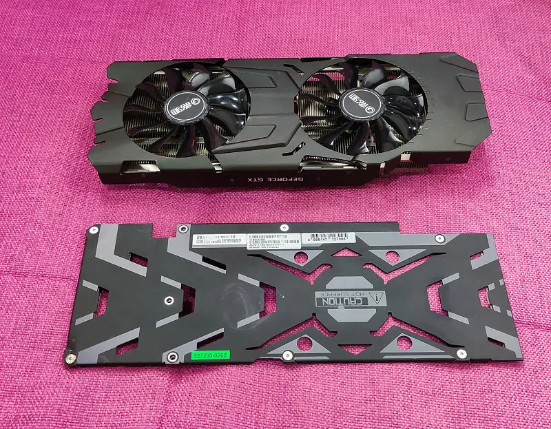 Видеокарта охладитель для GALAXY GTX1080ti видеокарта совместимая с общедоступной