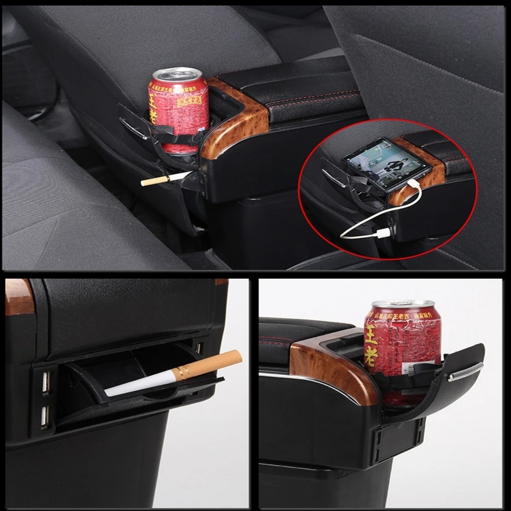 car hyundai accent verna armrest storage box auto interior leather car styling central container store content box accessories free global shipping