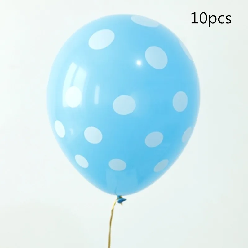 10pcs 1" синие белые воздушные шарики с нарисованными облаками с мальчиком самолет игрушки украшения для свадьбы и дня рождения Гавайская тема Дети день рождения поставки Air Globos - Цвет: 10pcs