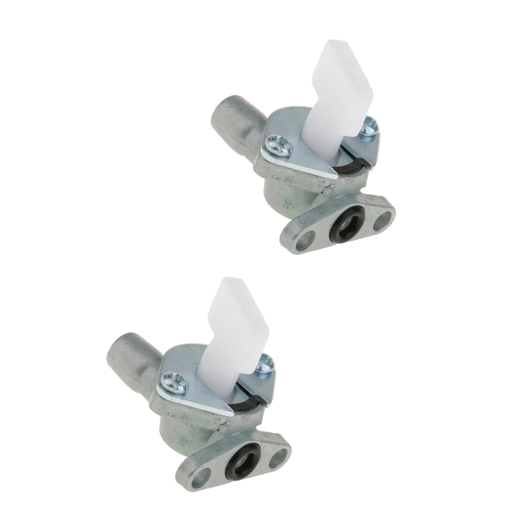 2PCS Fuel Gas Petcock Valve Switch Pump for 49cc 2 Stroke Engine Mini Motor Motorized Bicycle Bike - Silver | Автомобили и
