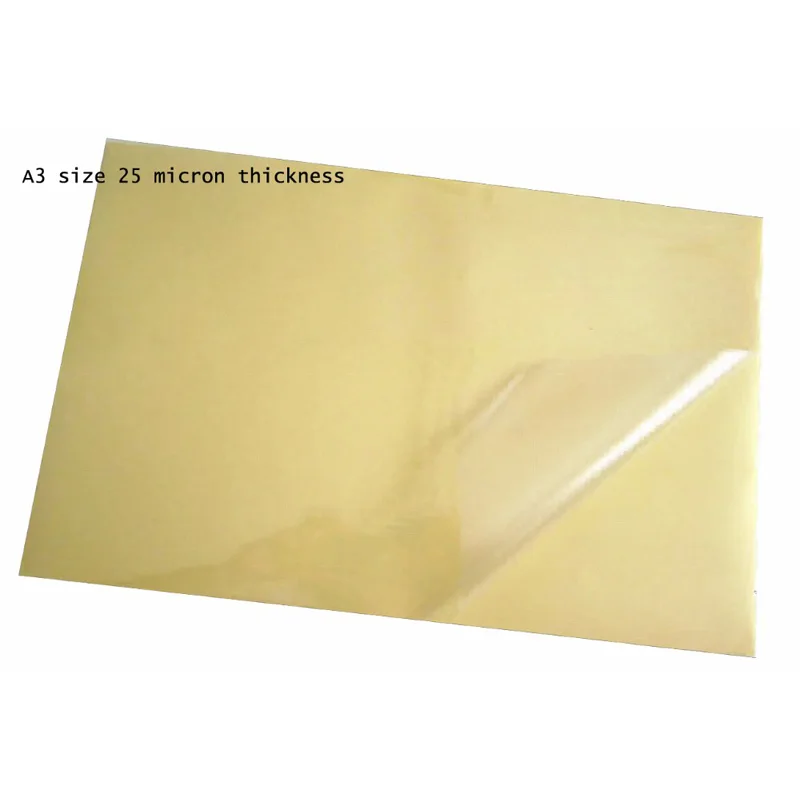 200 Sheets 420*297MM 25 Micron Thickness A3 Transparent Clear Sticker Label Paper for LASER Printer