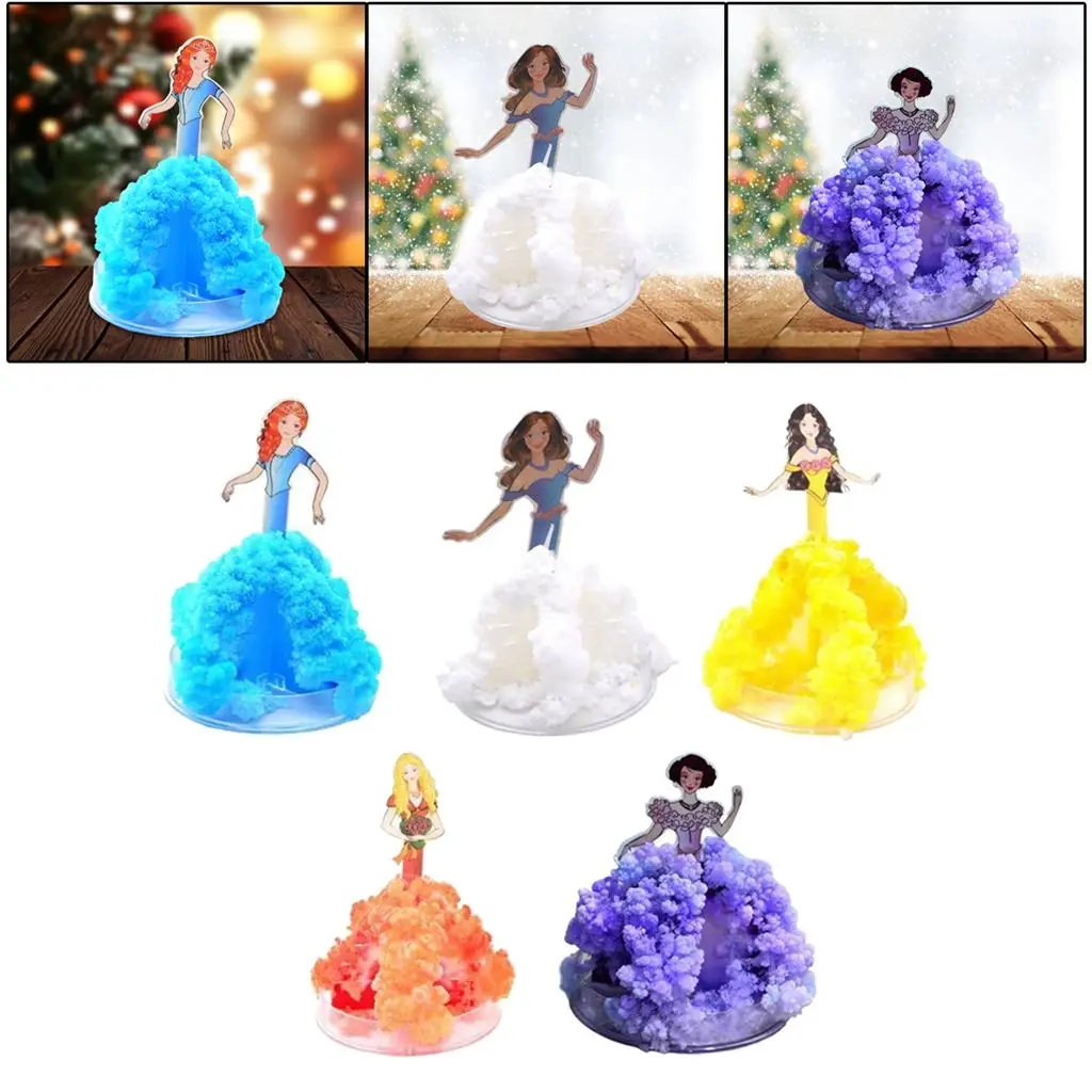 

Растущее Хрустальное Дерево Игрушка милое платье Принцесса Забавный Рождественский подарок на день рождения