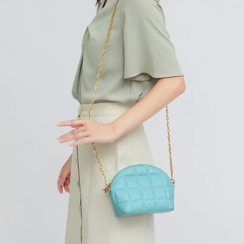 

Coolcept 2021 Summer Diamond Shell Bag Square Pouch Fashion Shoulder Bag Purses and Handbags Luxury Designer
