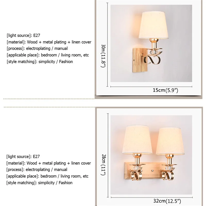 

8M Wall Lights Contemporary Luxury Indoor LED Sconces Lamps For Home Corridor