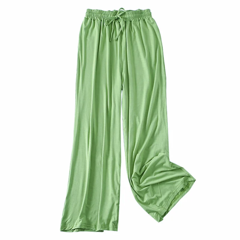 

2021 spring and summer new women's wide-leg pants modal slimming casual flared pants women's tide brand all-match leg-leg pants