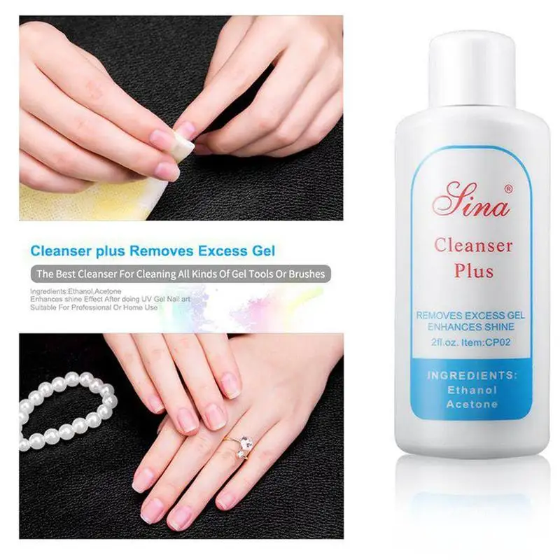 58ml Cleaner Uv Gel Remover Gel Polish Tip Cleanser Nail Solvent Manicure Cleaner Art Dropshipping Nail Gel Tips Polish Rem D4Z5