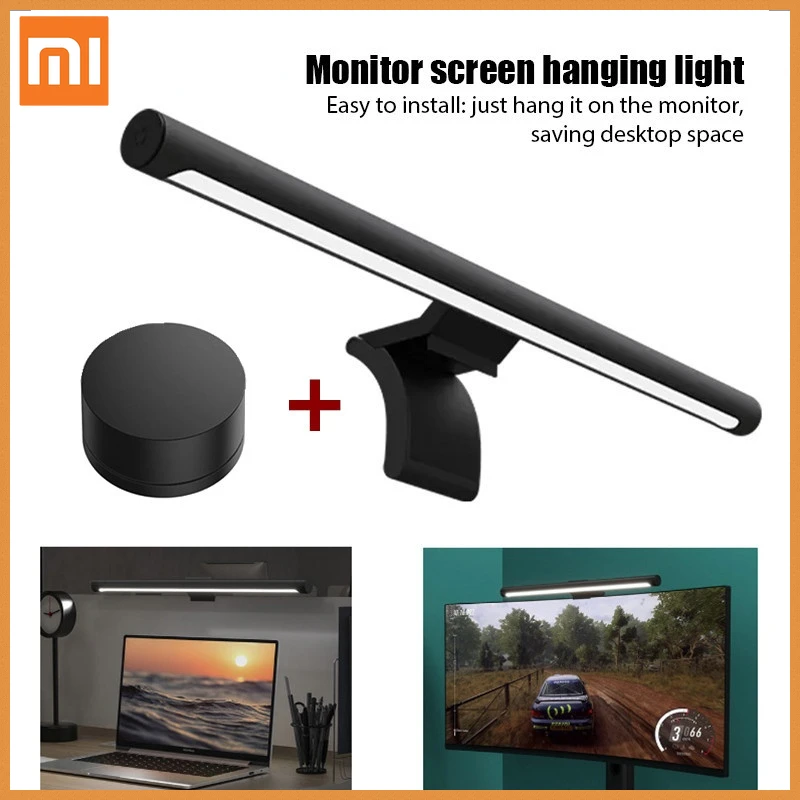 Xiaomi Mijia Lite Desk Lamp Foldable Student Eyes Protection USB Type-C For Computer PC Monitor Screen Bar Hanging Light LED