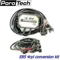 free shipping e85 conversion kit 4cyl with cold start asst biofuel e85 ethanol car bioethanol converter