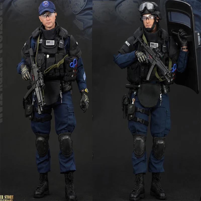 1/6 Нью Йорк SWAT тактических операций блок Солдат история (SS100) 12 &quotфигурка героя