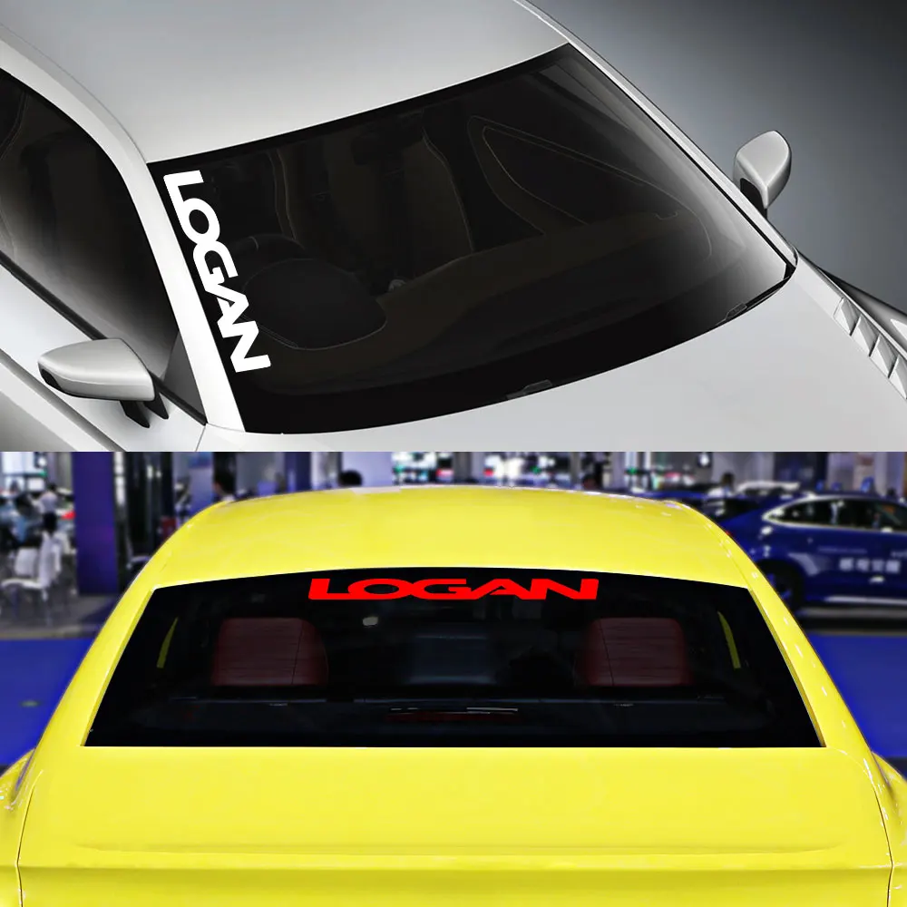 Автомобильная Передняя и задняя наклейка на лобовое стекло для Dacia Duster лодджи