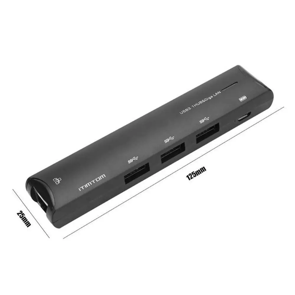 Newest USB 3.1 to 10/100/1000 Gigabit Ethernet Internet Adapter 3-Port with Type-C | Электроника