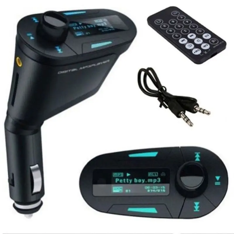 Беспроводной автомобильный MP3-плеер USB FM-передатчик поддерживает SD-карты 512 МБ/1