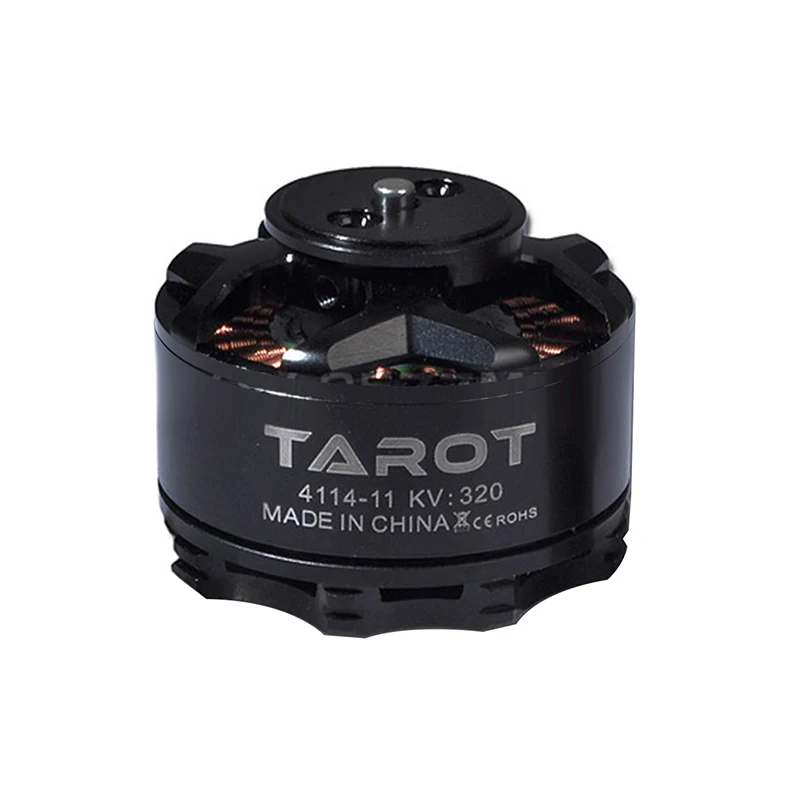 Многовинтовой бесщеточный двигатель Tarot 4114 320KV золотистый черный для набора