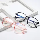 Очки компьютерные с защитой от синего излучения для мужчин и женщин, модные плоские зеркальные очки с защитой от ультрафиолетового излучения