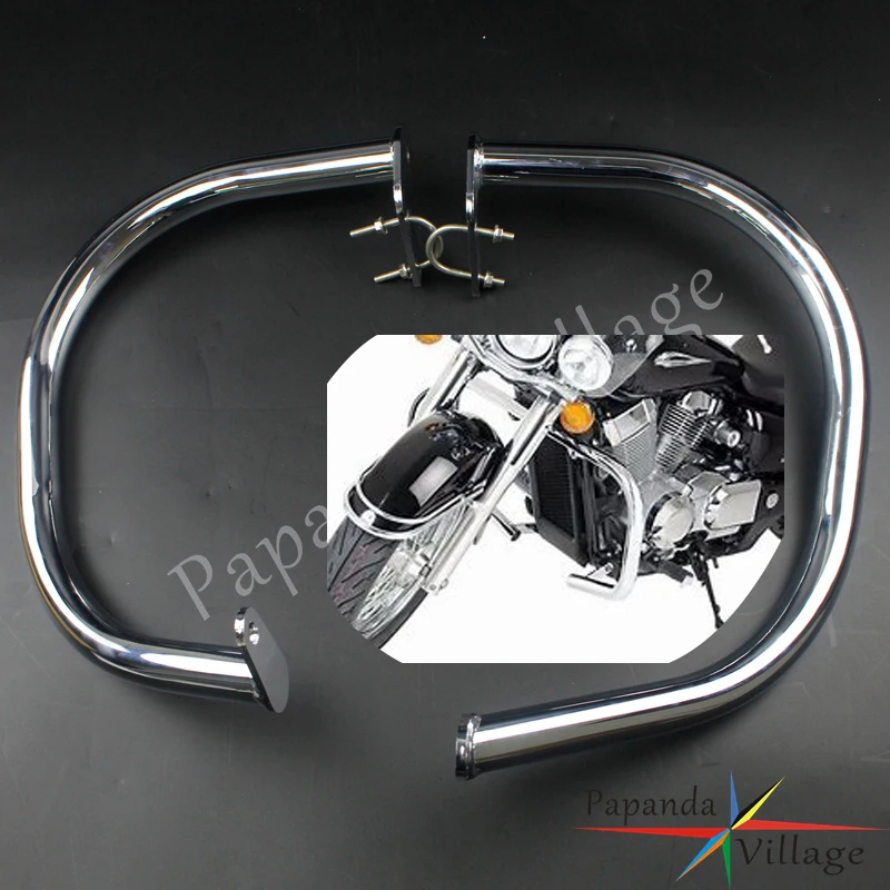 Защита двигателя из хромистой стали для мотоцикла HONDA Shadow VT750C2B Phantom DC Spirit C4/C5 07 17 1