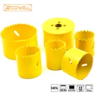 40% скидка, бесплатная доставка, биметаллическая пила SCOWELL для отверстий диаметром от 32 мм до 60 мм, металлические отверстия без бора