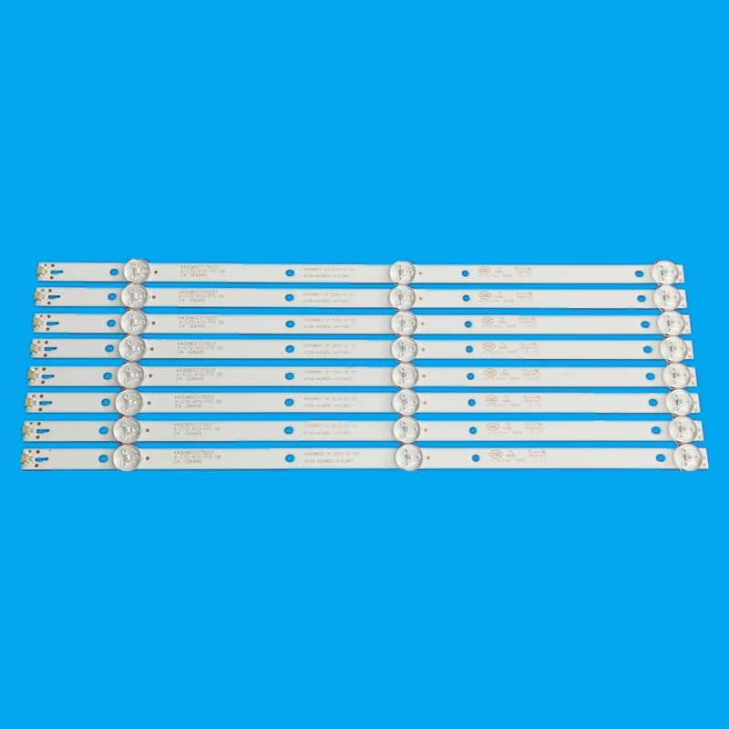 8 Pz/Lotto Led Retroilluminazione Strisce Le43M3570/60 Le43M3579 Led Bar 4343Hff5952/T3 K430Wdc1 A1