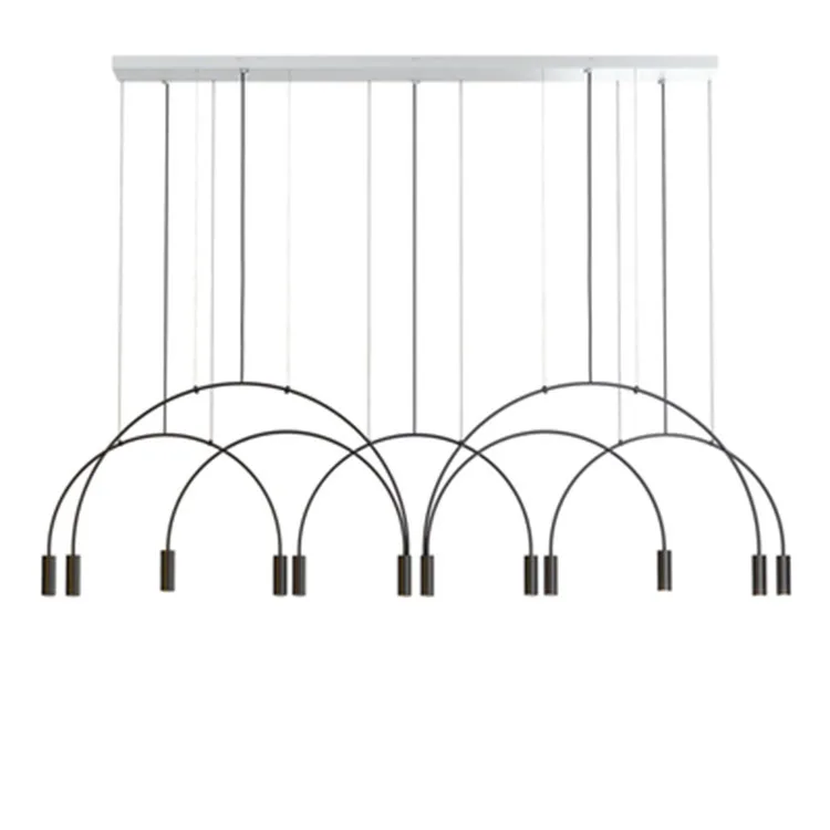 Современные подвесные светильники в скандинавском стиле дизайнерские арочные