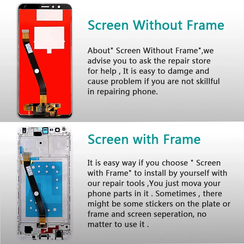 Pantalla Original para Huawei Honor 7X, Digitalizador de pantalla t&aacute;ctil de pantalla LCD para Huawei Mate SE, piezas de repuesto, BND-AL10 BND-TL10-3