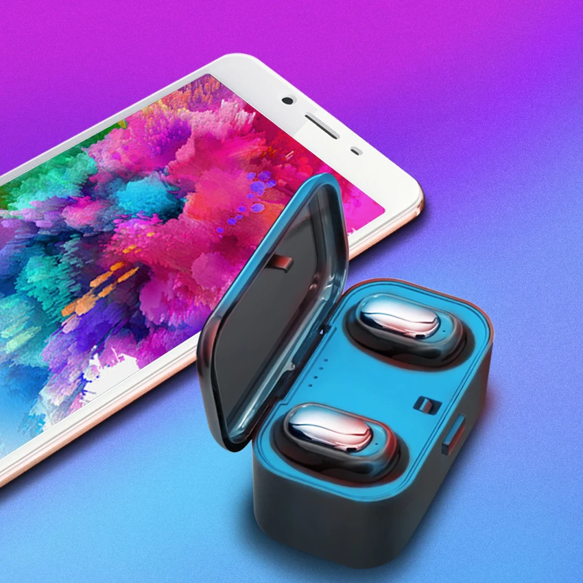 TWS беспроводные Bluetooth наушники 9D super bass стерео HIFI звук шумоподавление Mic Mi наушники Handsfree музыкальные наушники pk HBQ