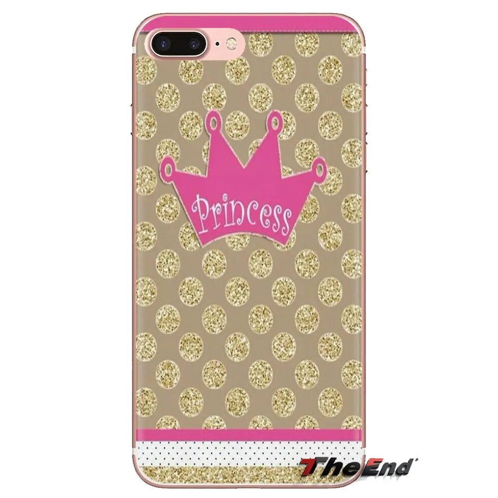 Прозрачный мягкий чехол Крышка розовая корона принцессы для Xiaomi Mi3 samsung A10 A30 A40 A50