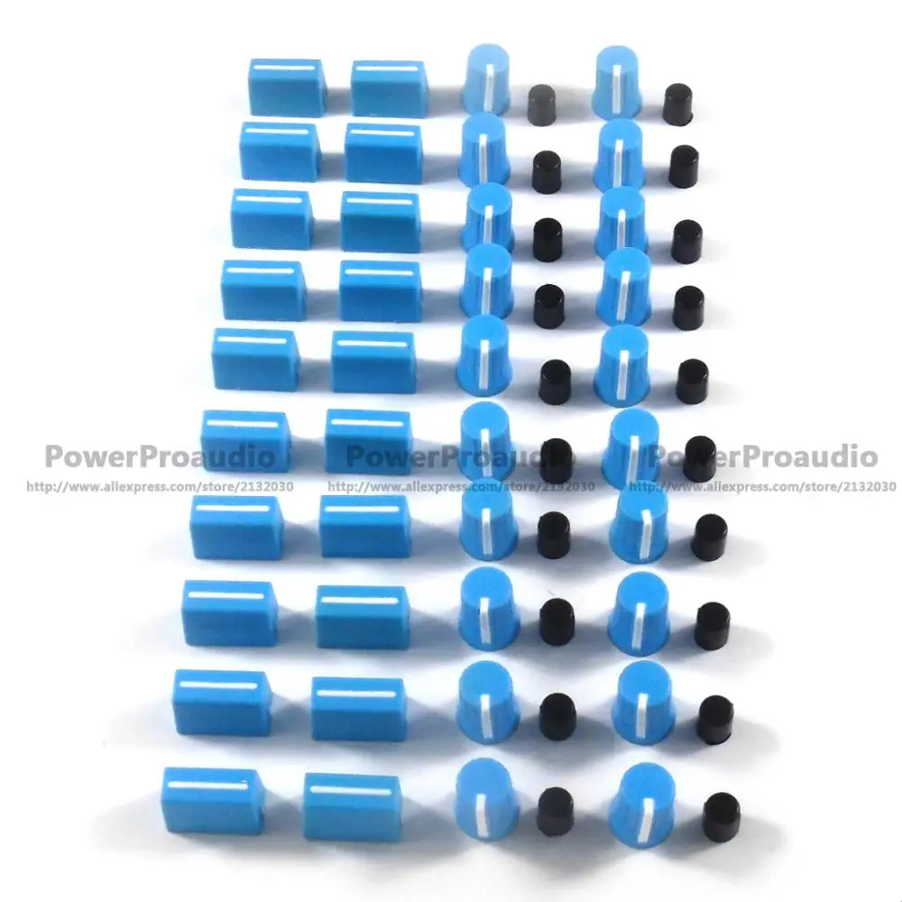 20 шт. Вращающаяся ручка + Fader Cap для Rane Mixer TTM 57 61 62 64 68 (синий)|diaphragm|8 ohm |