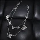 Брелок для ключей Женский, цепочка для ключей в стиле рокпанкхипстер, аксессуар для одежды в стиле хип-хоппанкхипстер