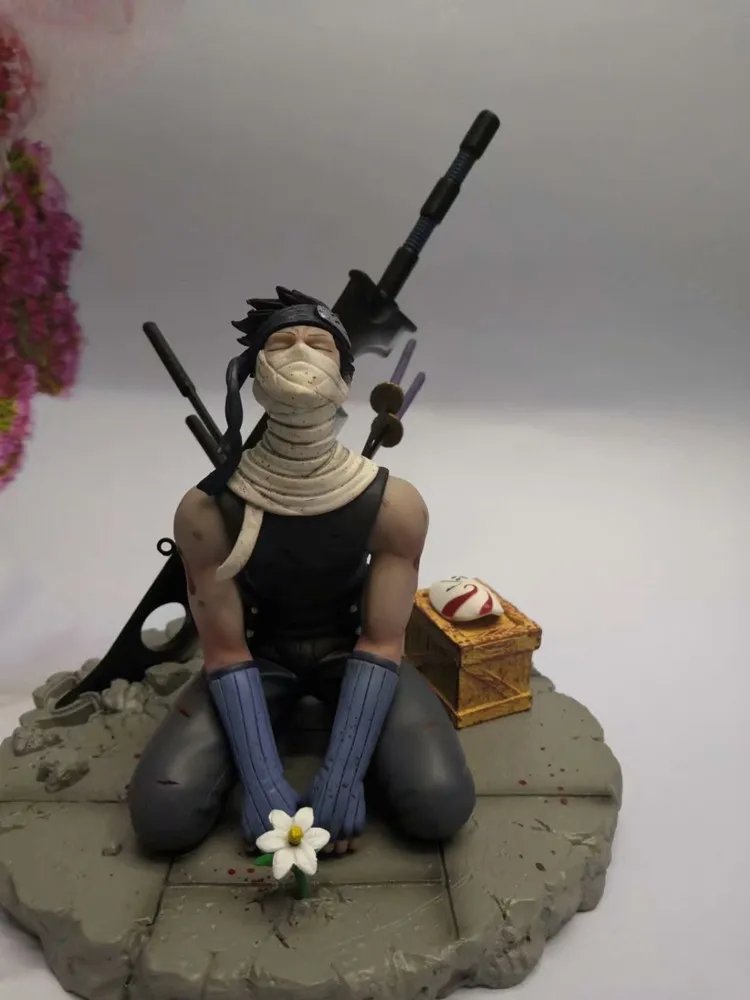 JP Аниме Наруто GK фигурка Momochi Zabuza Hatake kakahi Ghost Cut Broadsword Нирвана гром ПВХ Коллекция