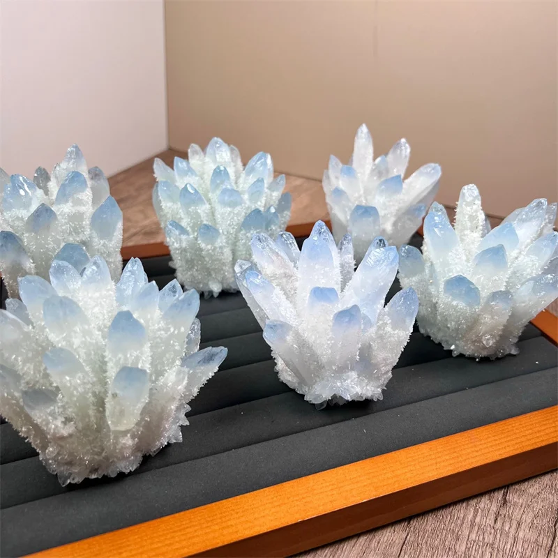 

1PC Natural Crystals Quartz Cluster Freeform Energy Reiki Stones Room Home Office Aquarium Decoration Accessories Gemstone