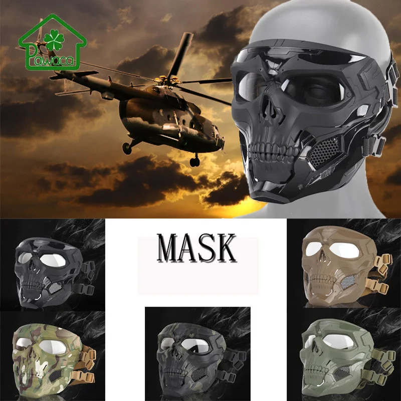 Полнолицевая маска на Хэллоуин вечеринку Охотничья активность cs-игры открытом