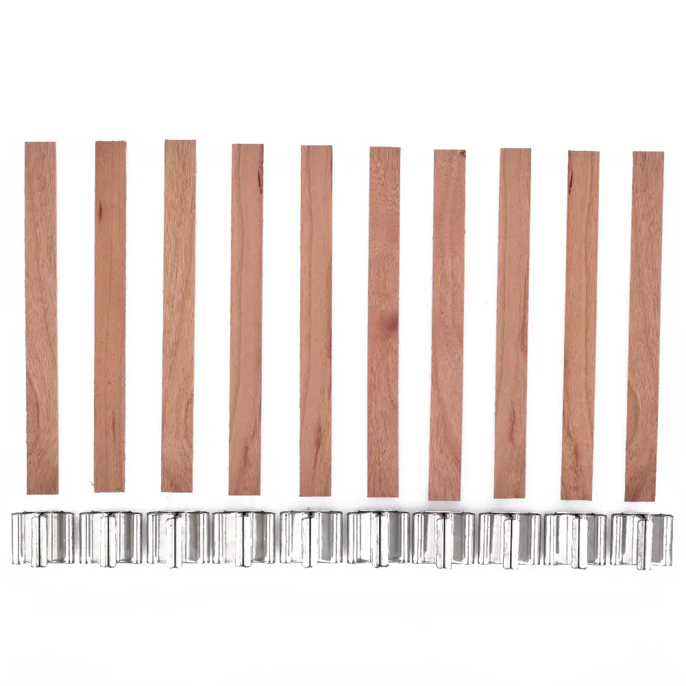 Лампы в форме свечи Фитили 10 шт./компл. DIY Вощеная сердцевина из хлопчатобумажной