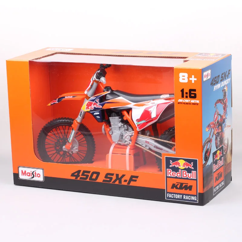 Масштаб 1:6 2017 Maisto Big 450 SX F SXF NO.1 Ryan Dungey #25 Марвин мускин модель мотокросса Байк литая