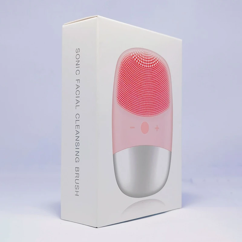 

Mini Electric Face Cleansing Brush Silicone Vibration Massage Facial T Zone Deep Cleaning Remove Exfoliating Skin Care Tools