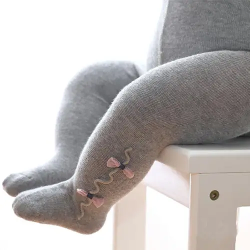 Pudcoco Fall Knittng Toddler Baby Girl Kids Cotton Winter Bowknot Warm Tights Solid Bebe Hosiery Stockings 0-3Y | Детская одежда и