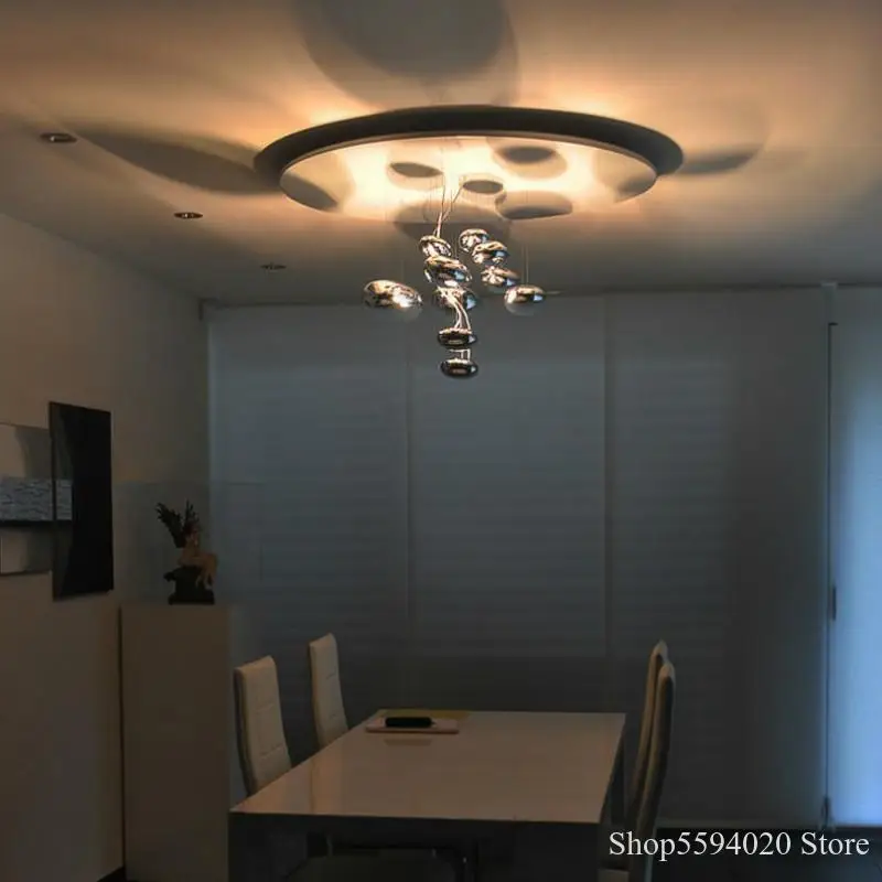 Современная простая стеклянная люстра креативный художественный светильник для