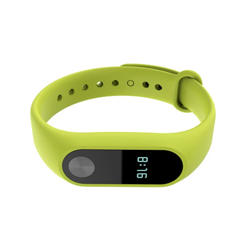 11-черный цвет пояса из натуральной кожи браслет ремешок для Xiaomi Mi Band 2 Ремешок mi band