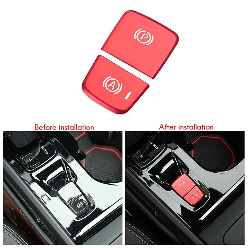 

Car Accessories for Volvo Xc40 2017-2020 Electronic Handbrake P Light Button Sequin Protector Car Sticker