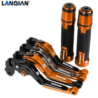990sm 2007 2008 for motorcycle cnc brake clutch levers handlebar knobs handle hand grip ends for 990sm 2007 2008