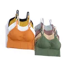 Женский короткий топ без рукавов U Croptops, однотонный черныйбелый облегающий укороченный топ без рукавов, летний сезон