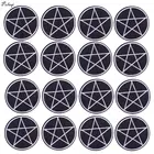 10 шт., нашивки с пентаграммой для одежды