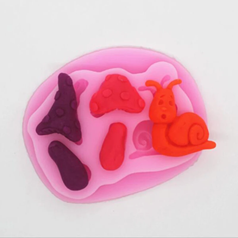 1 шт. силиконовая форма в виде гриба|Формы для тортов| |