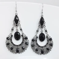 womens earrings korean style boho water drop earrings tassel earrings retro zircon stone stud earrings statement earrings
