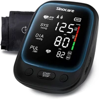 sinocare sphygmomanometer arm blood pressure monitor professional digital blood pressure monitor adjustable cuff 2 users mode