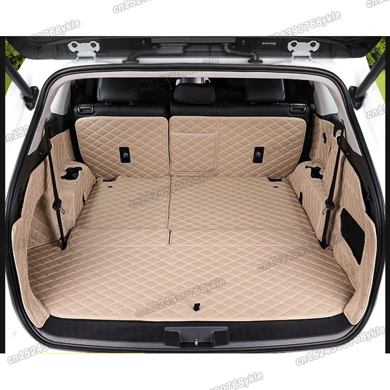 Кожаный коврик для багажника автомобиля toyota highlander 2020 2021 2022 2023 XU70 гибридный 7 мест |