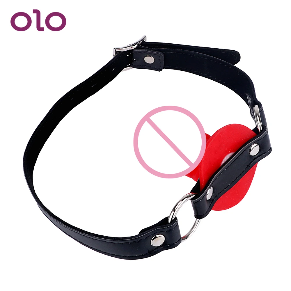 OLO секс игрушки для фаллоимитатор пары кляп рта SM бондаж Фетиш пенис эротические