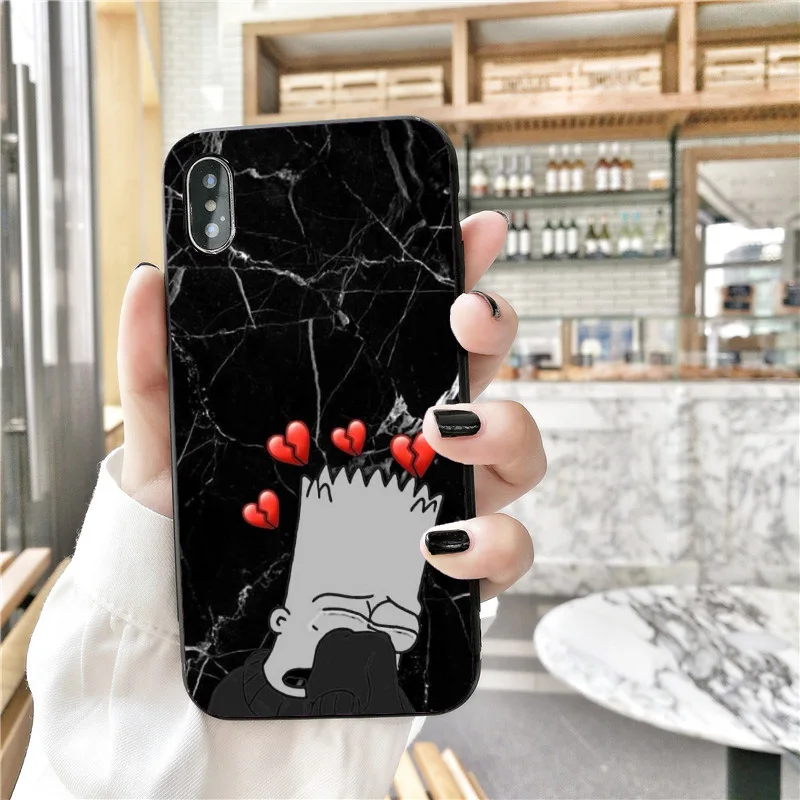 Lil Peep hellboy Life is Beautiful Cry Baby Мягкий силиконовый чехол для телефона iPhone X SE 5S 6s 7 8 Plus XR XS