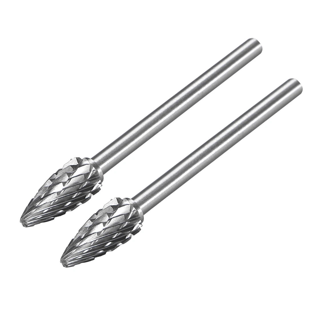 

Uxcell карбид вольфрама двойной резки роторные заусенцы файл форма дерева с 1/8 "хвостовик 2шт