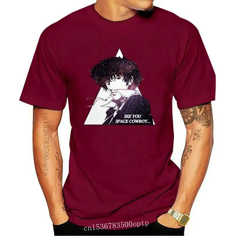 

Новинка, 2021 чистый хлопок, дешевая футболка Cowboy Bebop See You Space Cowboy спак Шпилька, футболка унисекс, футболка